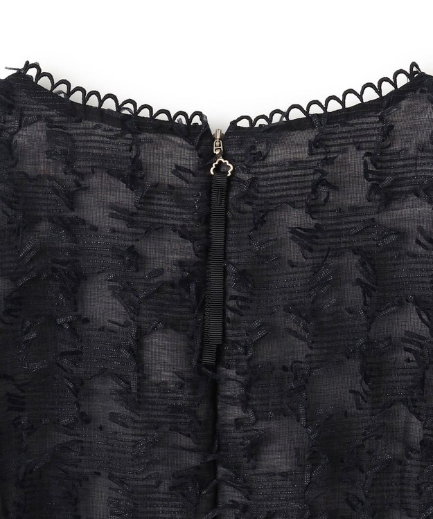 TOCCA 【消臭】FLOWER STEM ブラウス ブラック系