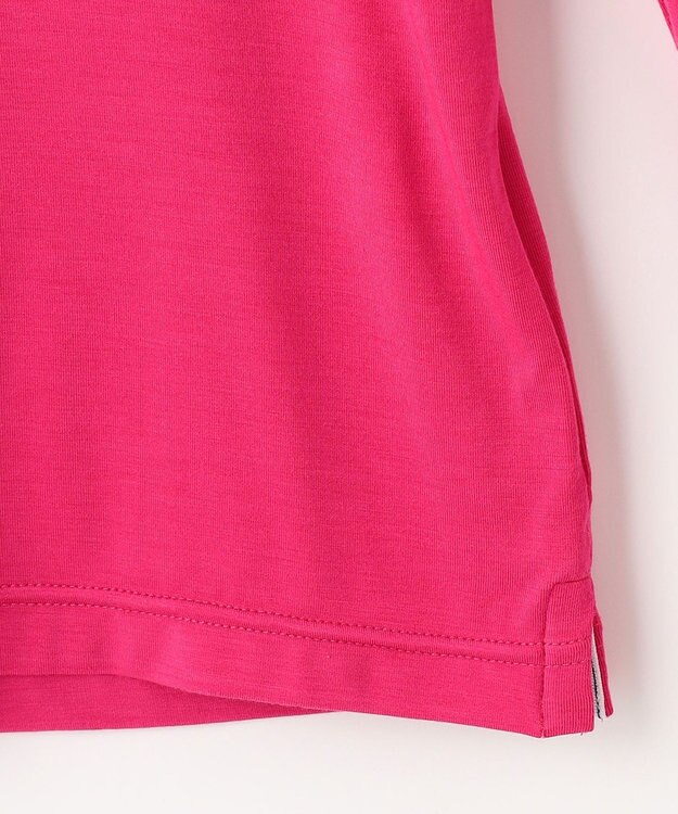 23区GOLF 定番あたたかインナー【WOMEN】エニワイズ無地 カットソー ピンク系