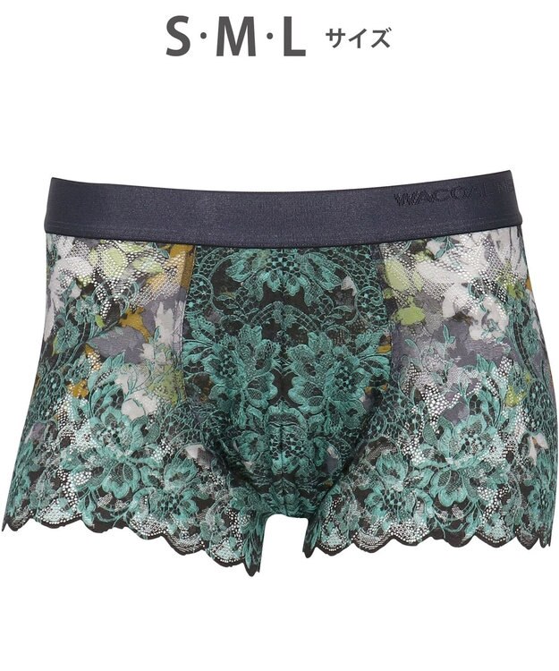 WACOAL MEN WACOAL MEN ボクサーパンツ 【レースボクサー】 フロント快適グラマラス 通気性 前閉じ 下着 メンズ WT3827 /ワコールメン サンドベージュ