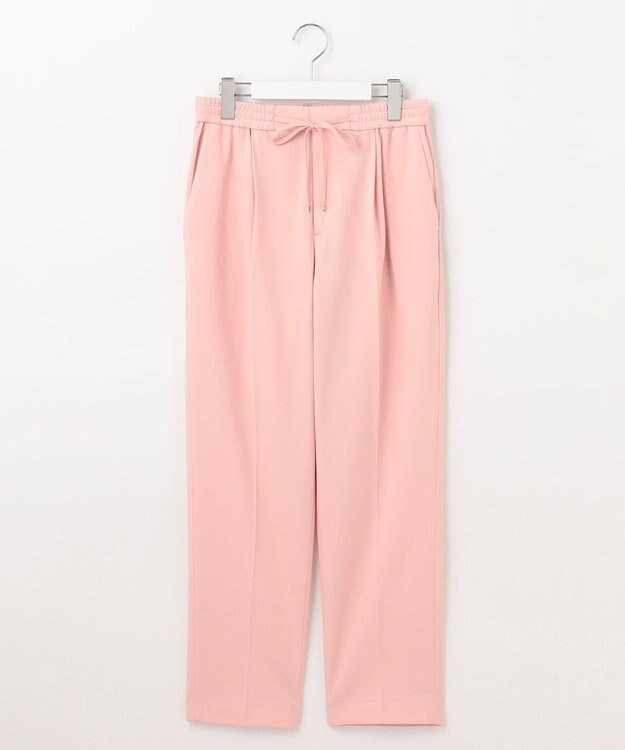 自由区 S ライトフィールジャージータックテーパード パンツ ピンク