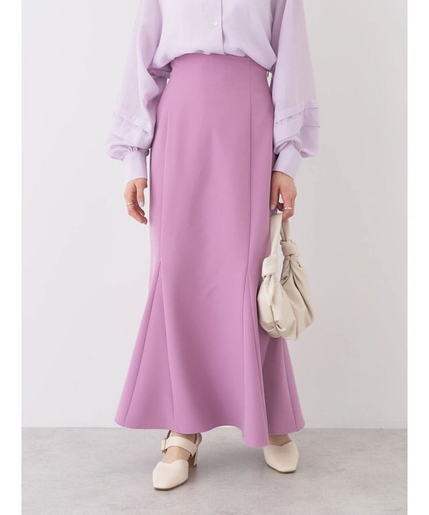 earth music&ecology フレアマーメイドスカート Pink