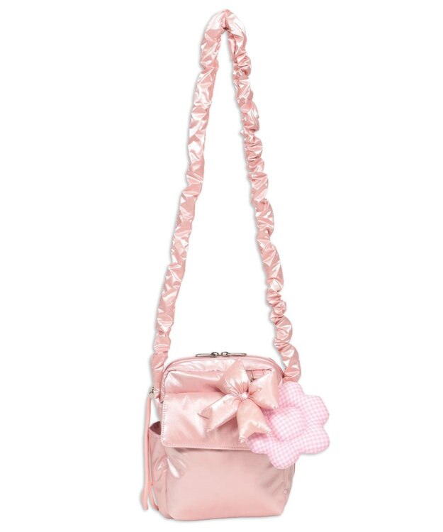 WEGO 【痛バ＆推し活グッズ】きらふわパフィ痛ショルダー ライトピンク