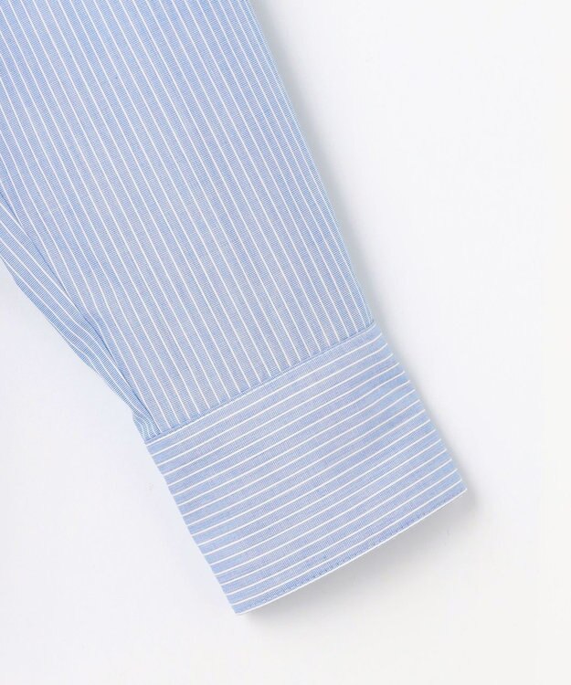 J.PRESS LADIES 【WEB限定カラーあり・2way】エステネージュ TYPEWRITER STRIPE シャツ サックスストライプ系