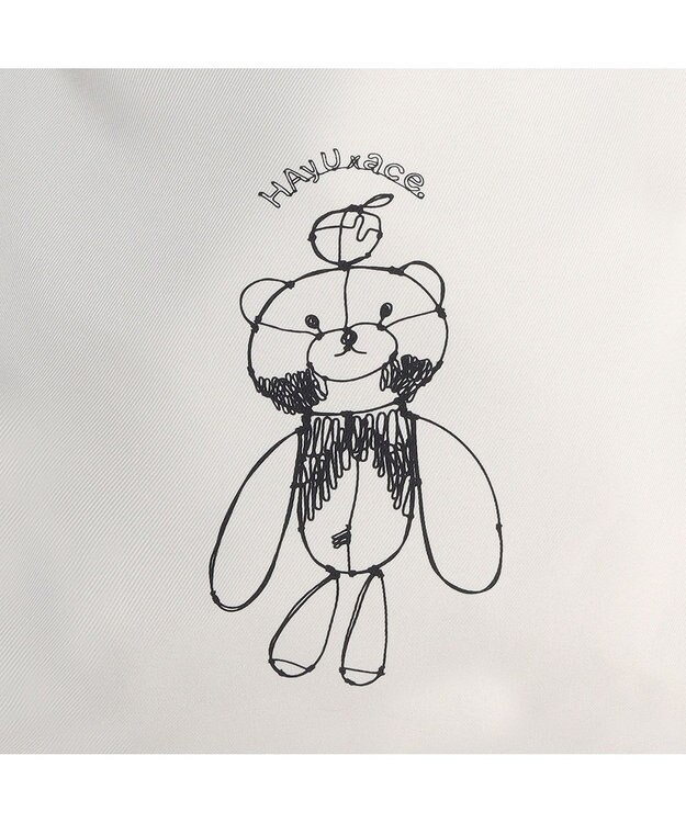 ACE BAGS & LUGGAGE HAyU × ace.  巾着 2点セット 猫柄 17824 アイボリー