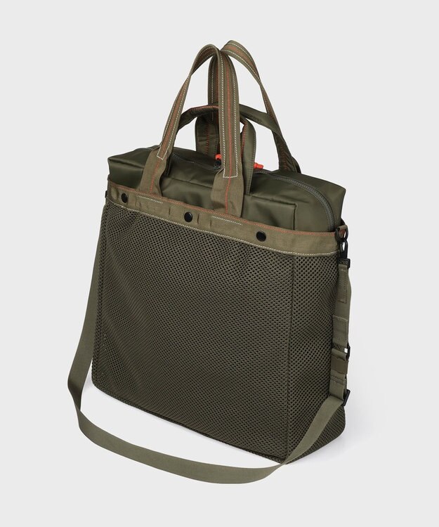 Paul Smith PSメッシュ 2WAYトートバッグ カーキ