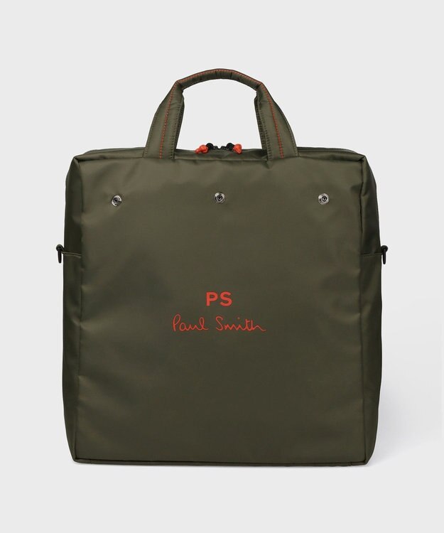 Paul Smith PSメッシュ 2WAYトートバッグ カーキ