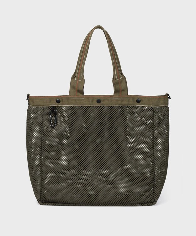 Paul Smith PSメッシュ 2WAYトートバッグ カーキ