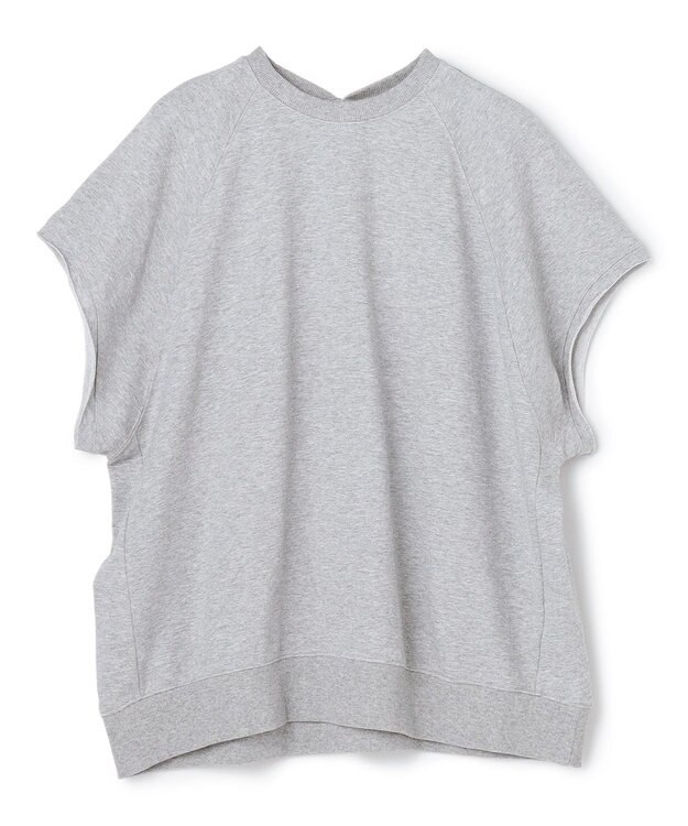 UNFILO L ライトウェイト スリーブレス スウェット トップグレー