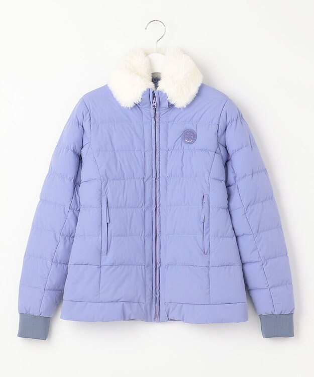 23区GOLF セットアップで揃えたい！【WOMEN】中綿ブルゾン ふじ色系