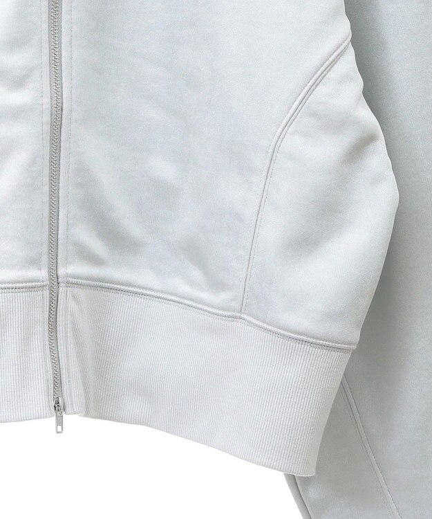 Green Parks サテンボンディングＺｉｐカーディガン Mint