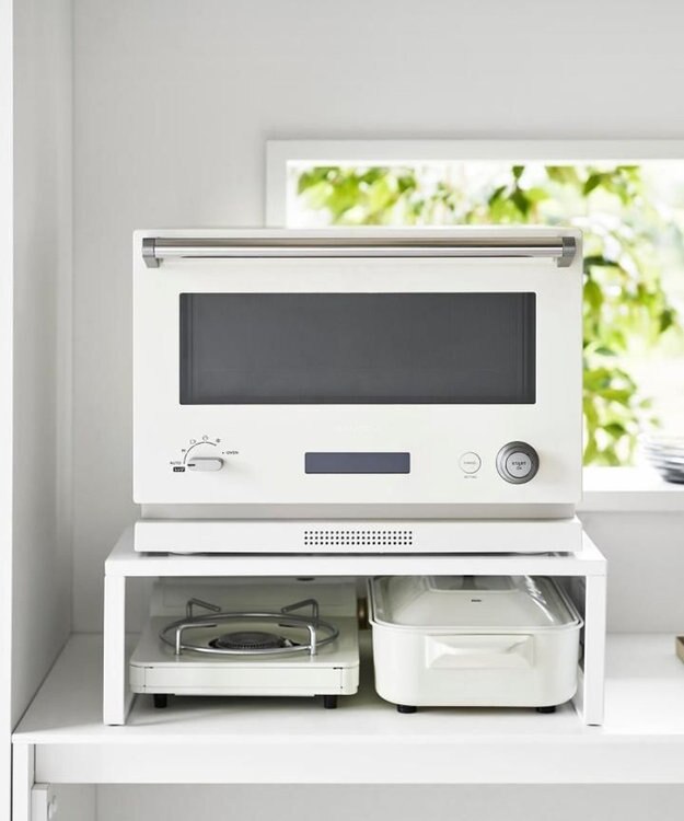 tower オーブンレンジラック タワー ホワイト ホワイト