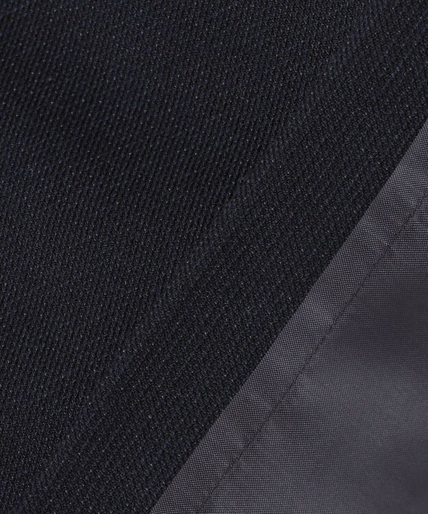 J.PRESS LADIES L ライトツイードストレッチ ブラウス ネイビー系