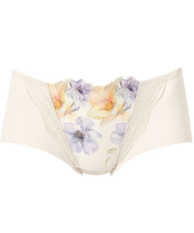 Wing ショーツ 【スキマフィットブラ】 KB2364とペア やさしいフィット感 フリーカッティング(裾) はきこみ丈あさめ KF2964 ウイング／ワコール クリーム