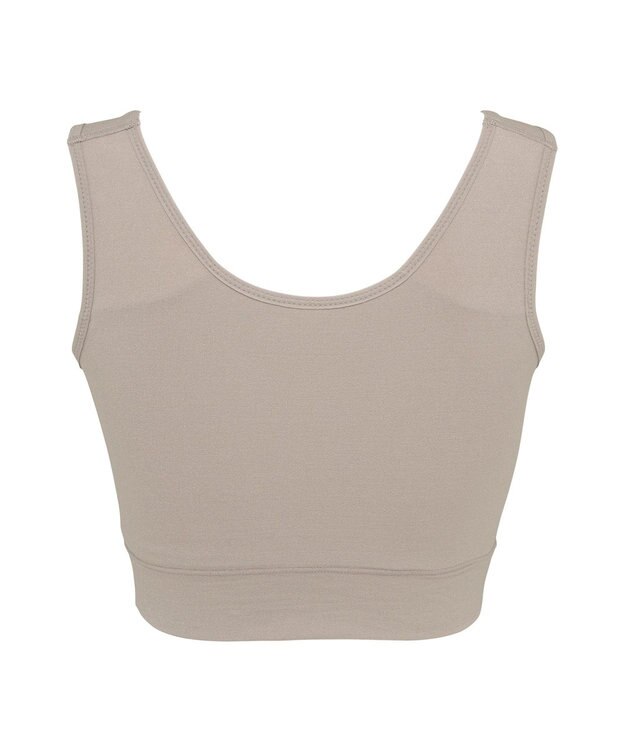 BRADELIS New York 【BRADELIS Me / ノンワイヤー・バストアップ】 ブラデリスフレンドリーフィットブラ 接触冷感 速乾機能で快適 ダークグレージュ