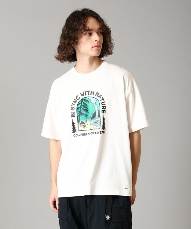 Columbia Columbia/ レイクトゥアベニューグラフィックショートスリーブTシャツ /コロンビア Sea Salt Waterfall