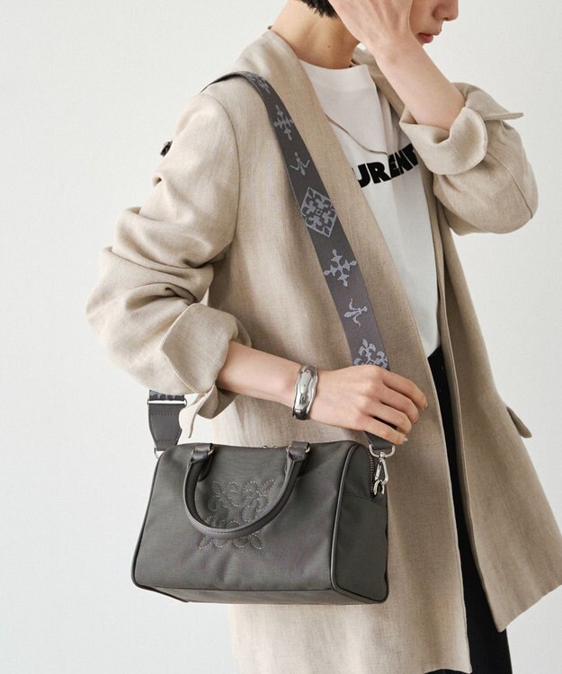 russet コーデュラナイロン2WAYミニボストンバッグ(CE-1721-WEB) Gray