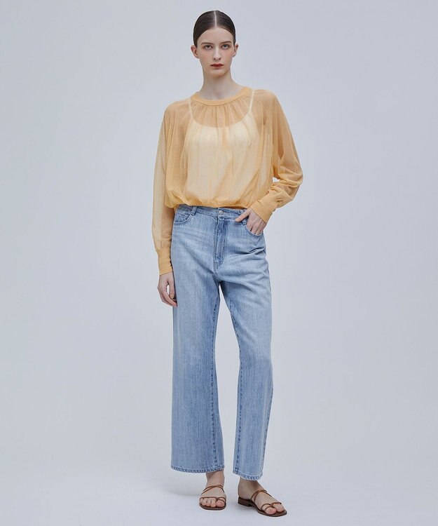 BEIGE， LIANE / ニットトップス Light Orange