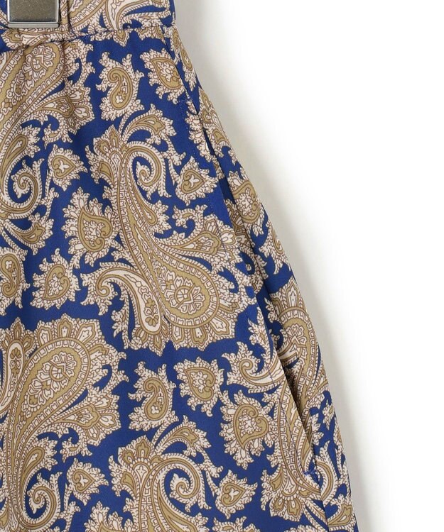 23区 S 【洗える】Ratti ヴィンテージペイズリープリント スカート ブループリント