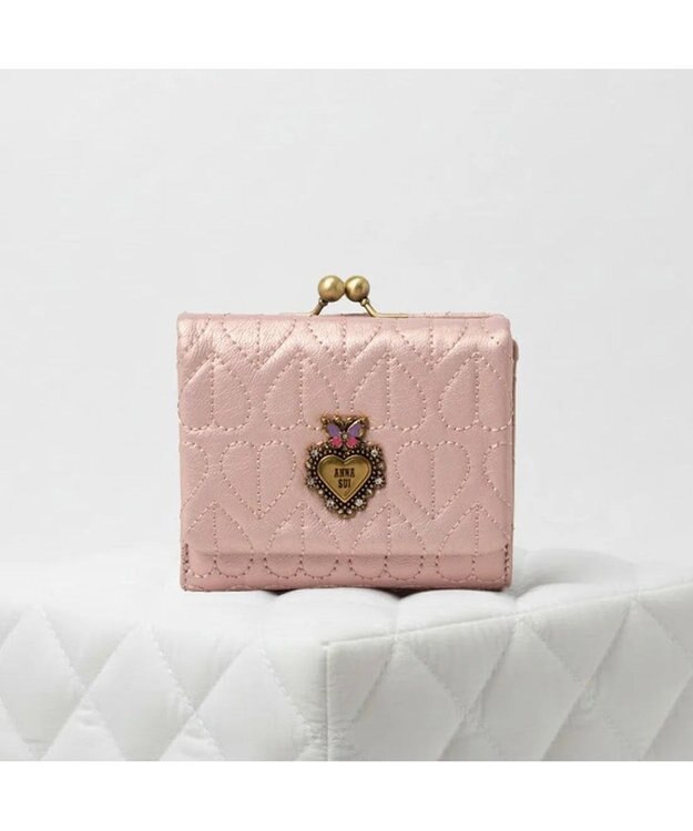 ANNA SUI ドリーミー 口金二つ折り財布 ピンク