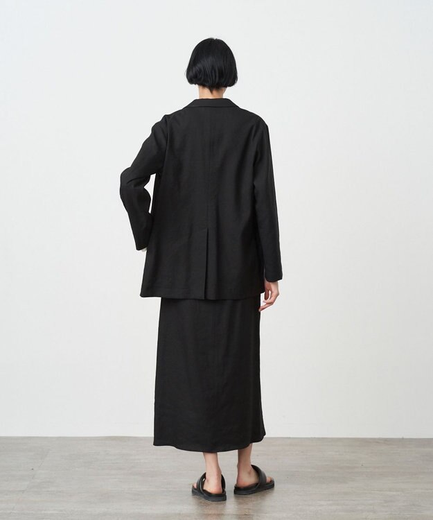 ATON HEAVY HEMP | テーラードジャケット BLACK