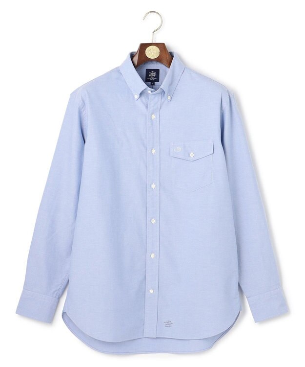 J.PRESS MEN 【IVY SHIRT / 8色展開】オックスフォード オーバルシャツ / B.D. サックスブルー系
