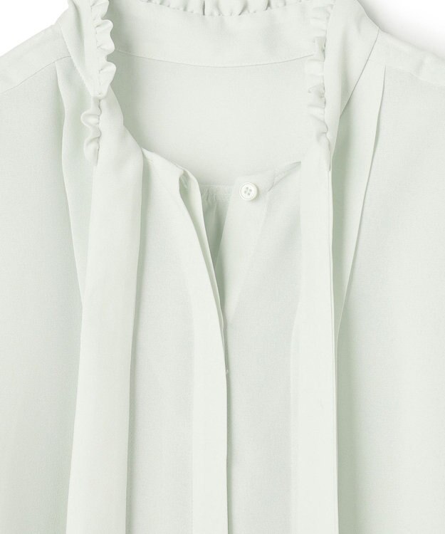 TOCCA PROMISE RIBBON ROSETTE ブラウス ライトグリーン系