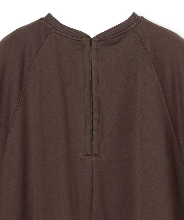 UNFILO L ライトウェイト スリーブレス スウェット ブラウン