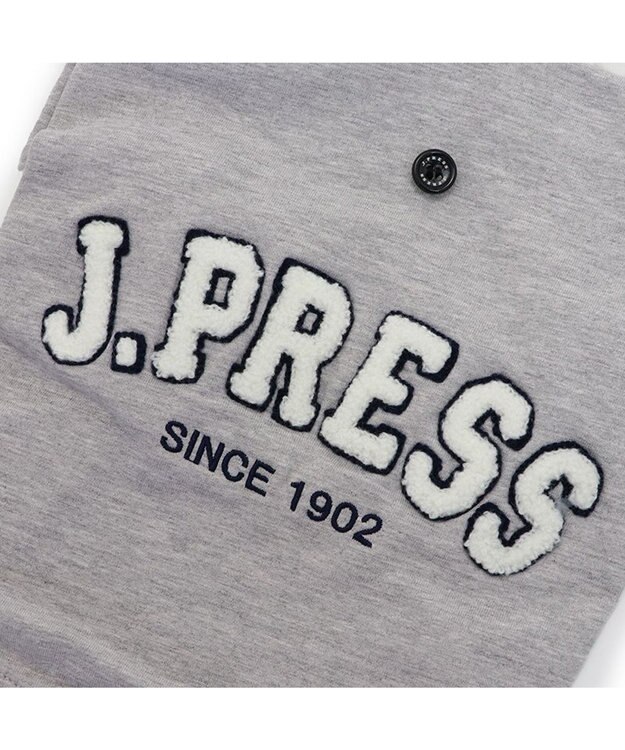 PET PARADISE J.PRESS サガラ ロゴ パーカー 小型犬 グレー