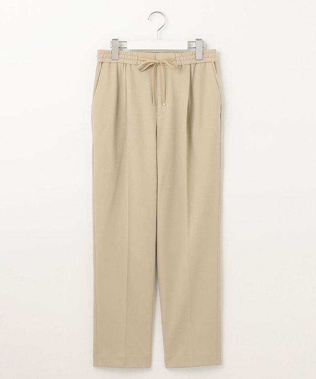 自由区 L ライトフィールジャージータックテーパード パンツ ベージュ