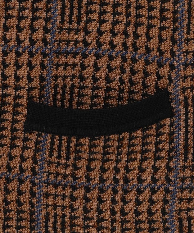 J.PRESS MEN ダブルジャガードニットベスト ブラウン系7