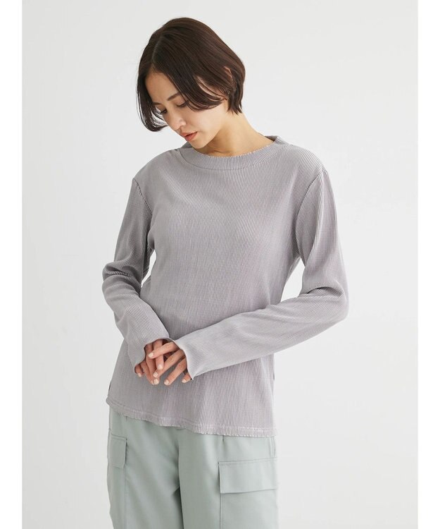 Green Parks ミニプリーツプルオーバー Light Gray