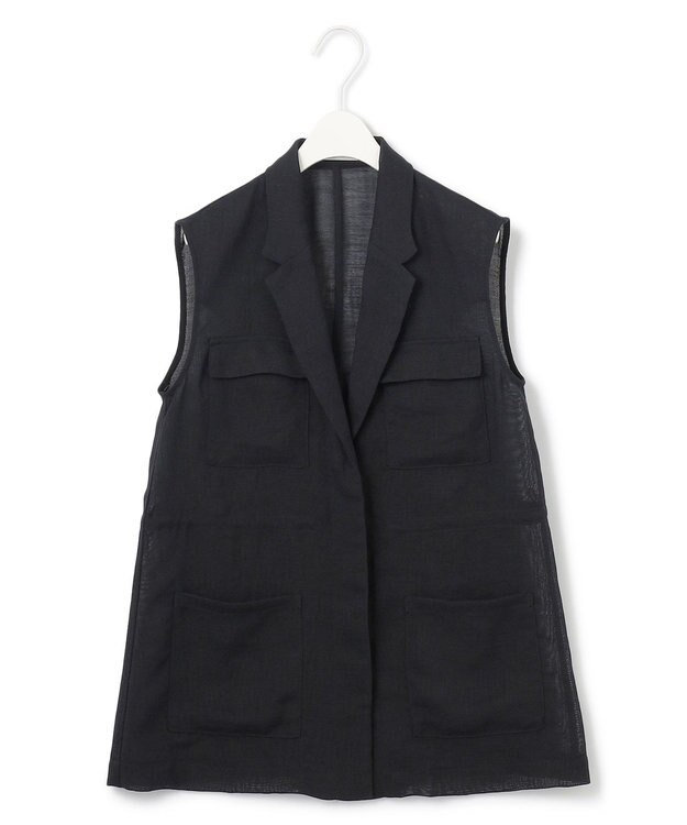 ICB L 【一部カラーのみ接触冷感・洗える】UnleashLite ジレ ブラック系