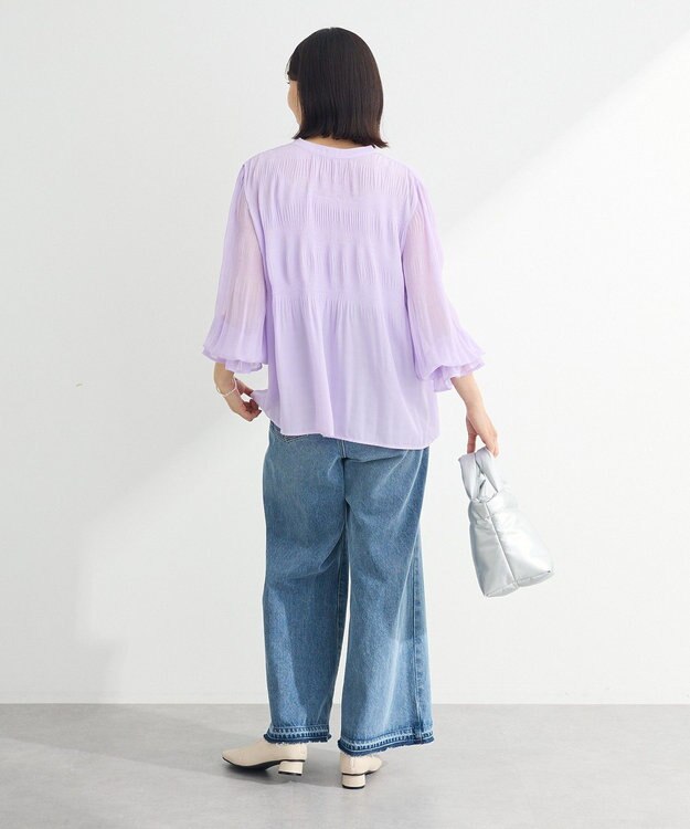 Green Parks マジョリカブラウス Lavender