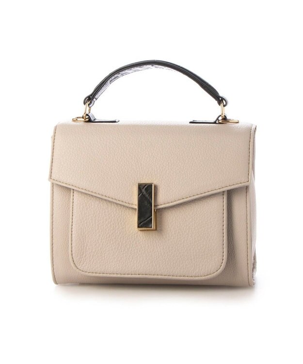 UNBILLION ペルケ perche / カブセロテート2wayショルダー ライトグレー