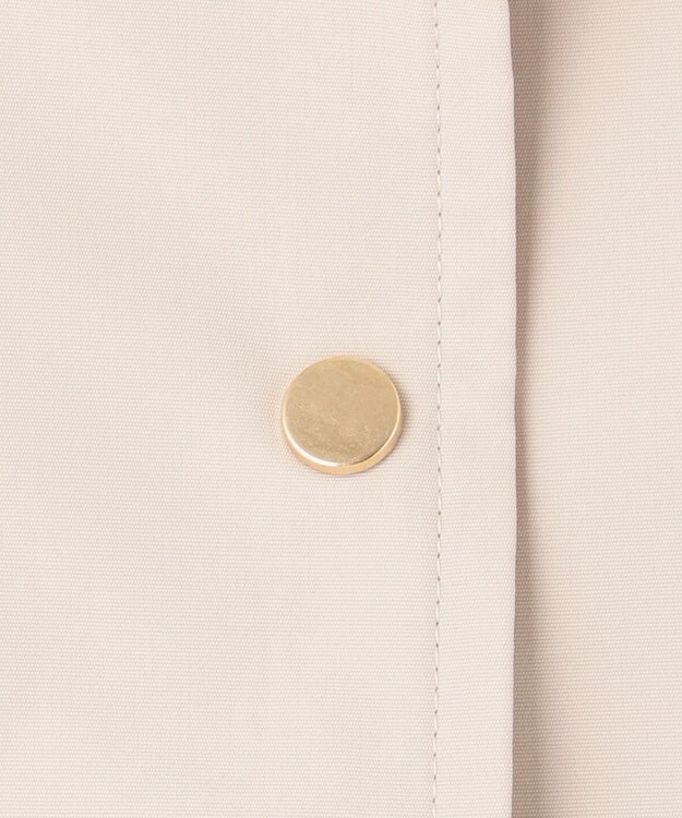 UNFILO 【洗える】2WAYステンカラーコート グレージュ