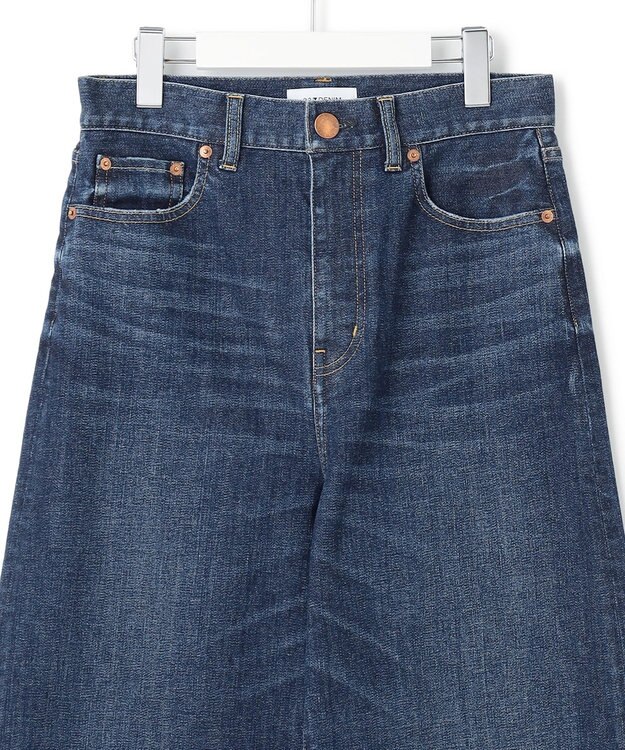 23区 【一部店舗限定】23区DENIM ストレッチ ワイドパンツ ミッドブルー