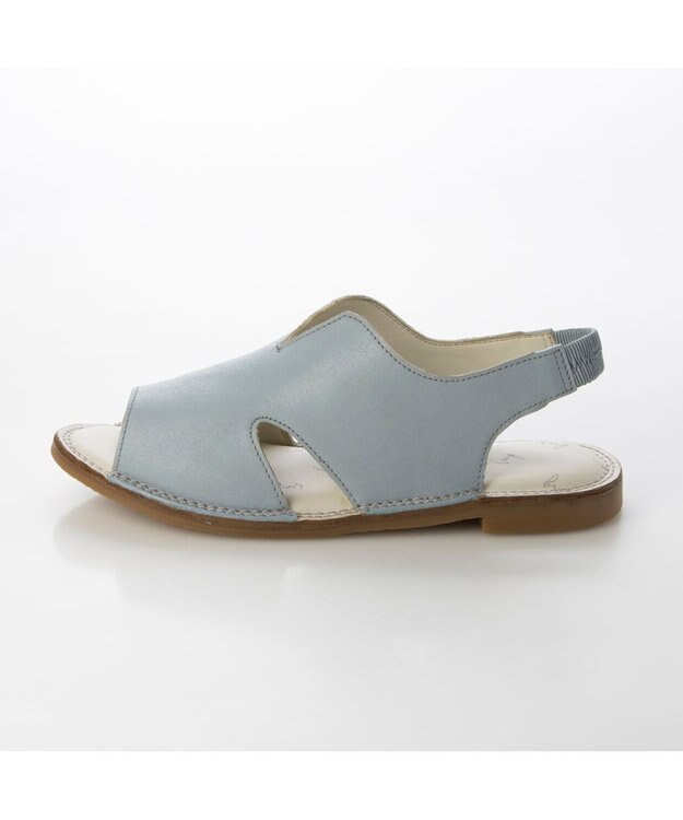 ing <ing>【サスティナブルシリーズ】サイドオープンサンダル ライトブルー