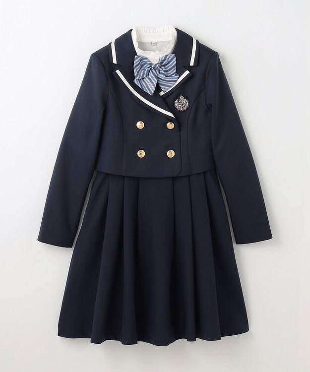 ANY KIDS 【5点セット】ジャケット＋ジャンパースカートセット ネイビー