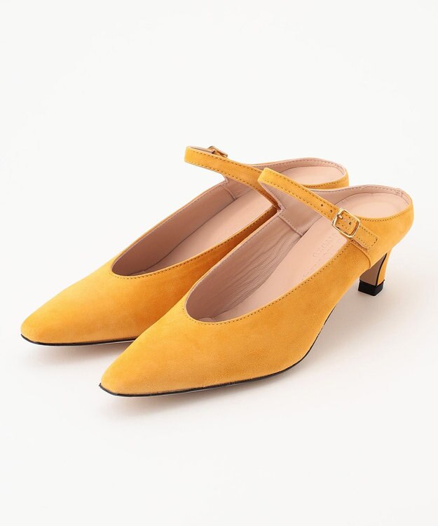 自由区 【CORSO ROMA】ストラップ ミュール マスタード系