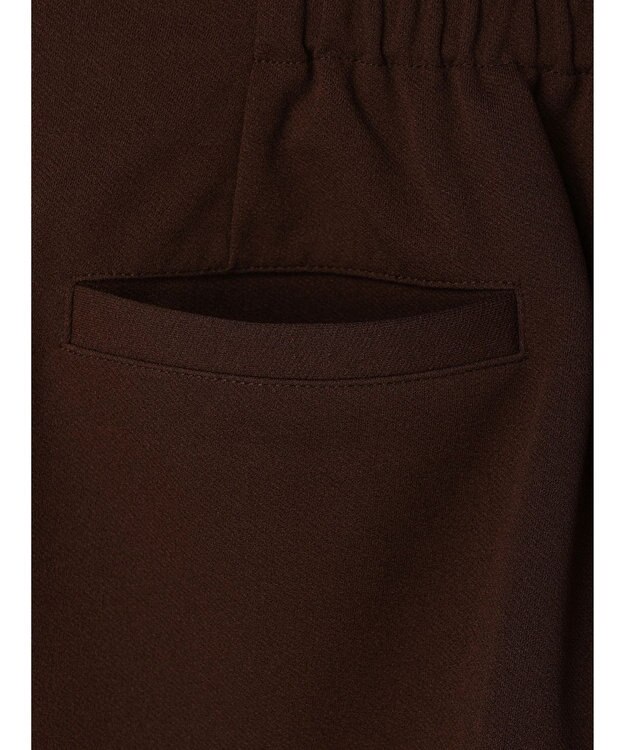 earth music&ecology フロントジップショートパンツ Chocolat