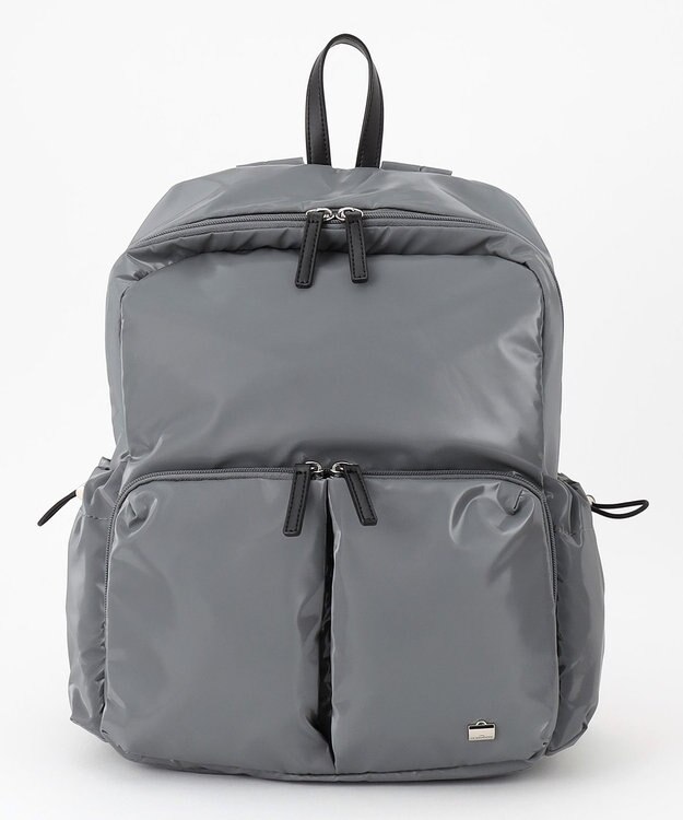 LA BAGAGERIE メタリックドロストポケット　リュックサック グレー