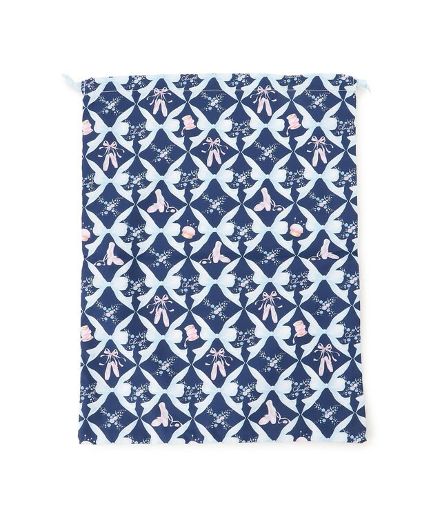 Chacott トゥリボン巾着L ネイビー