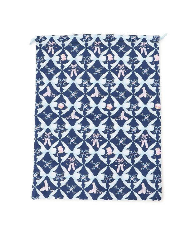 Chacott トゥリボン巾着L ネイビー