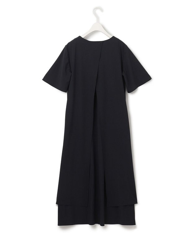 ICB 【接触冷感・UVカット・速乾・洗える】マットスキューバ  ワンピース ブラック系