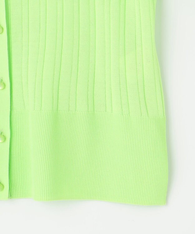 組曲 L 【WEB限定カラーあり】衿付きシアーニットポロ 【WEB限定】セロリ系9