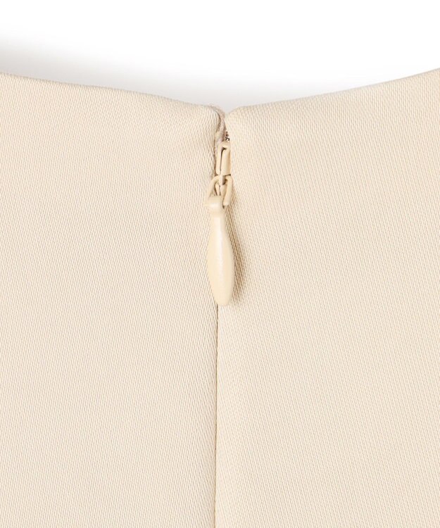 ICB L 【WEB＆一部店舗限定】BrightCupraSatin チュニックブラウス ベージュ