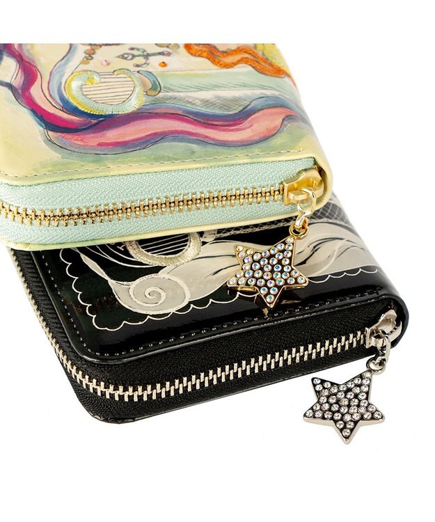tsumori chisato CARRY マーメイドルーム ラウンドファスナー長財布 ブラック