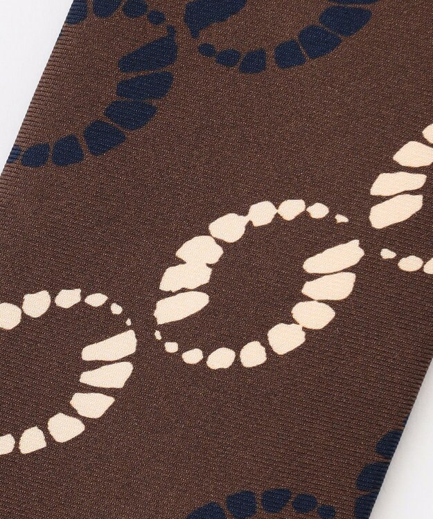 JOSEPH ABBOUD 【イタリア製】ビッグチェーン ネクタイ ダークブラウン系7