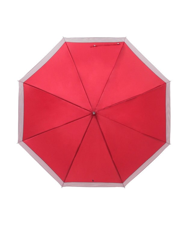 MOONBAT 【WEB限定】POLO RALPH LAUREN（ポロ ラルフローレン）長傘 ワンポイントポロポニー×裾ボーダー 8本骨 レッド