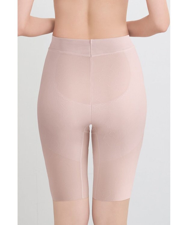 WACOAL ガードル ロング丈 高くヒップアップ 下腹部もすっきり ラクな着用感 レディース メッシュタイプ GRC426 /ワコール シェルピンク